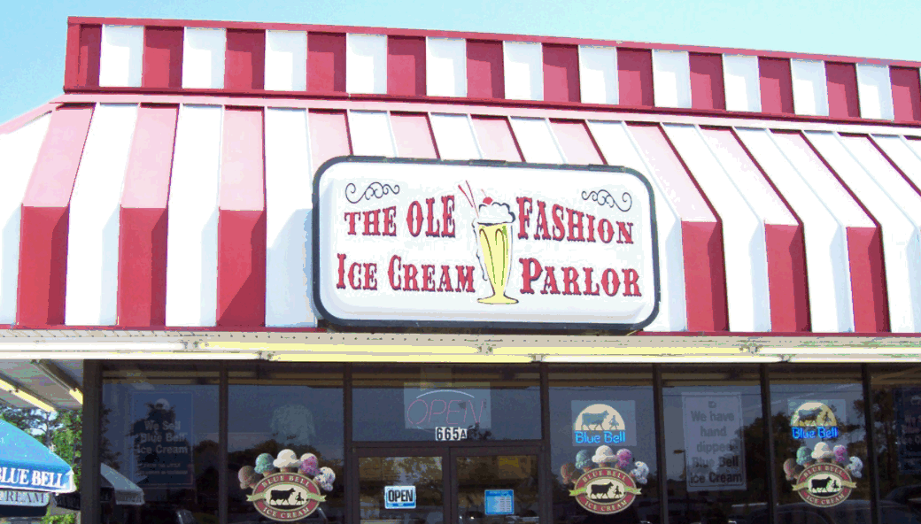 The Ole Fashion Ice Cream Parlor in Surfside Beach